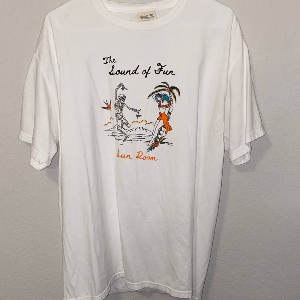 White Graphic T-Shirt with Fun Print